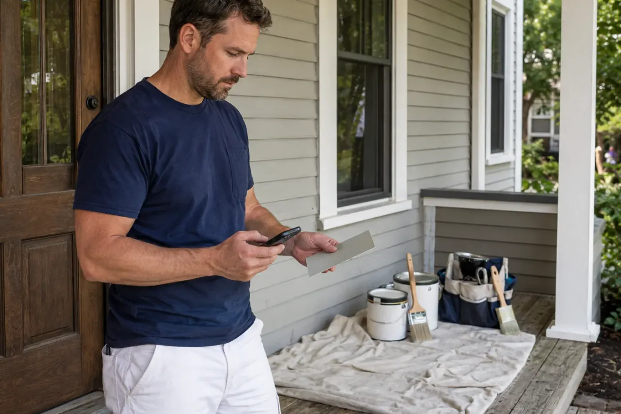 A solo contractor using customer management