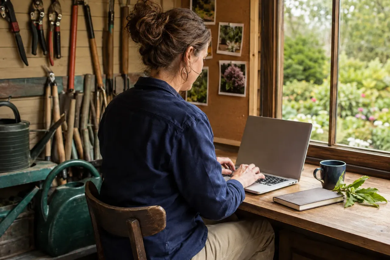 A solo contractor using customer newsletters