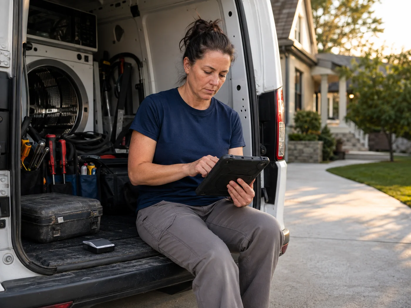 A solo contractor using invoicing and payments